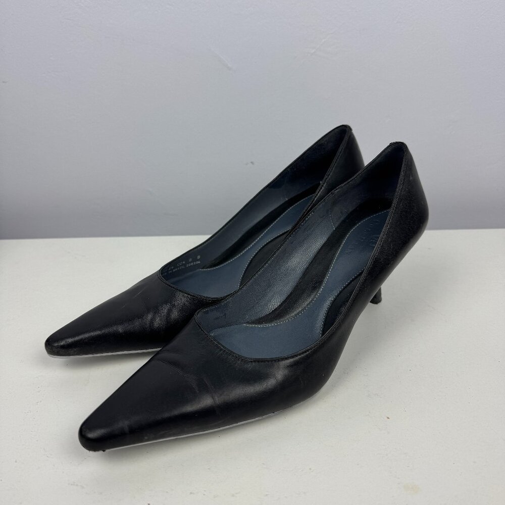 Cole Haan Black Leather Heels size 8